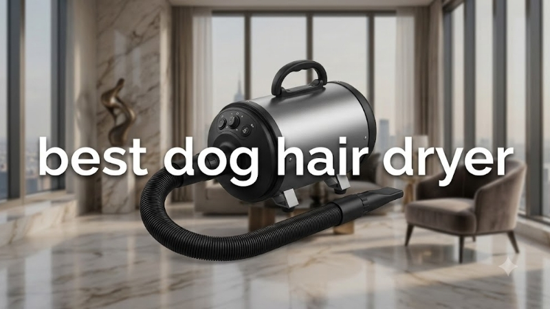 How to Choose the Best Dog Hair Dryer for Your Grooming Space