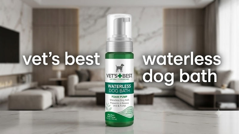 When Vet's Best Waterless Dog Bath Products Are the Right Choice