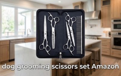 Dog Grooming Scissors Set Amazon Buyers Rate for Home Use