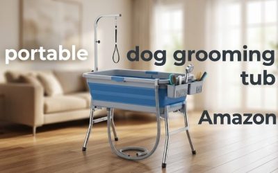 Portable Dog Grooming Tub Amazon Owners Love for Bath Day