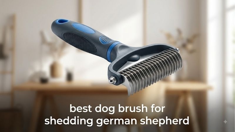 How to Choose the Best Dog Brush for Shedding German Shepherd Coats