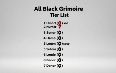 All Black Grimoire Weapons Tier List